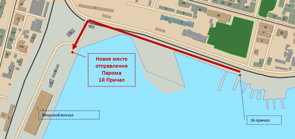Чертеж причала в бесплатной программе